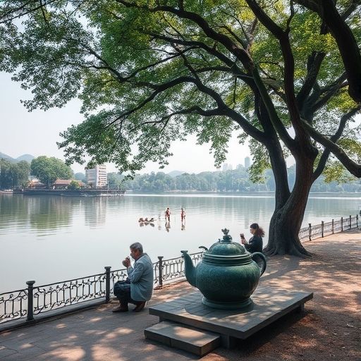 荔湾湖公园茶肆