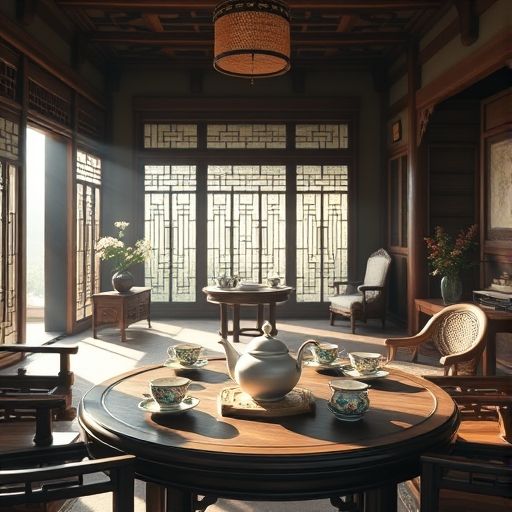 广州高端茶室内部