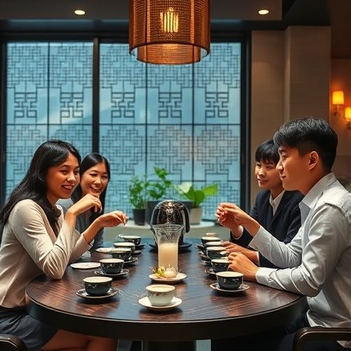 深圳年轻人享受高端品茶