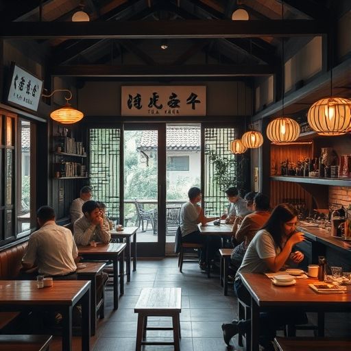 深圳南山茶肆温馨场景