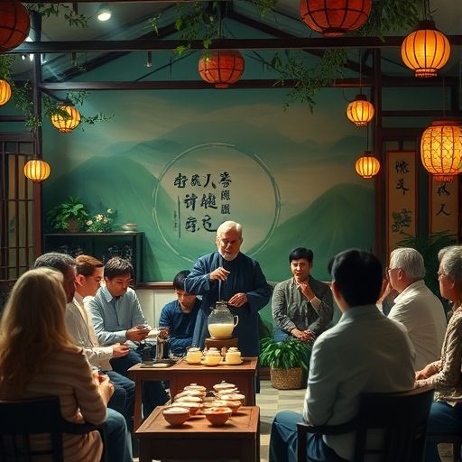 茶文化节现场