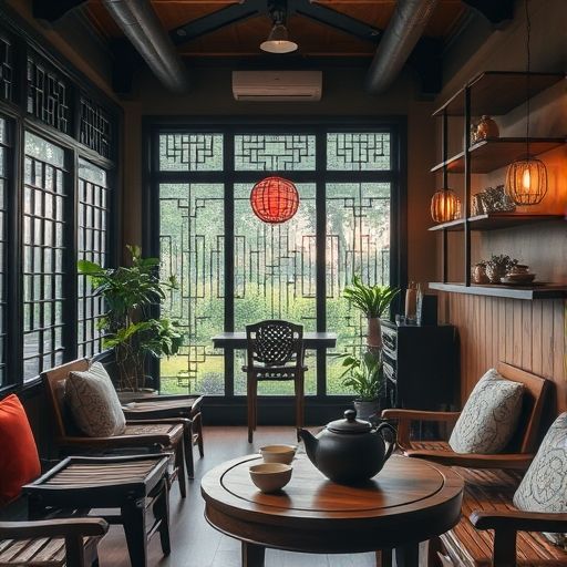 广州天河喝茶工作室内部环境
