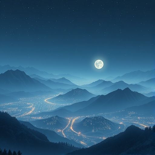 广州天河区夜景
