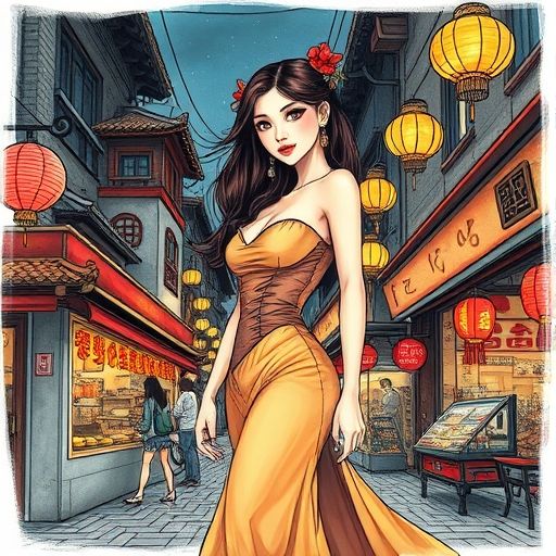 荔湾夜宵街氛围