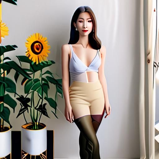 向日葵造型食品展示