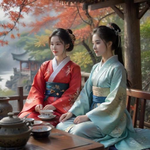 茶友们的欢乐时光