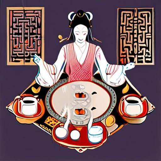 按节气变化的茶席布置
