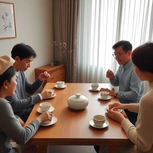 深圳南山品茶群聚会场景