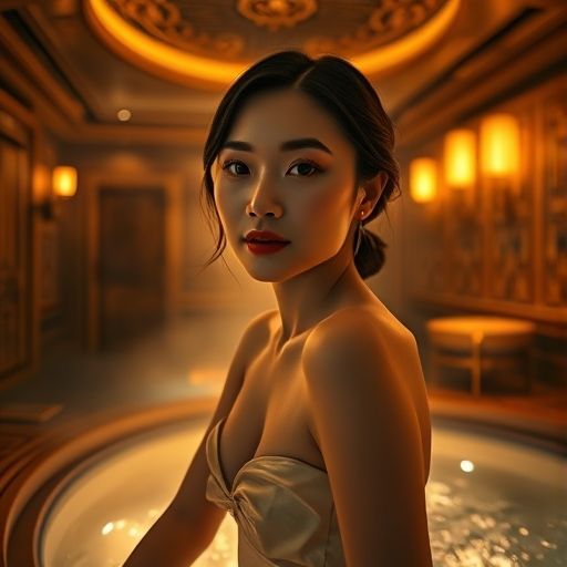 夜场桑拿会所内部氛围