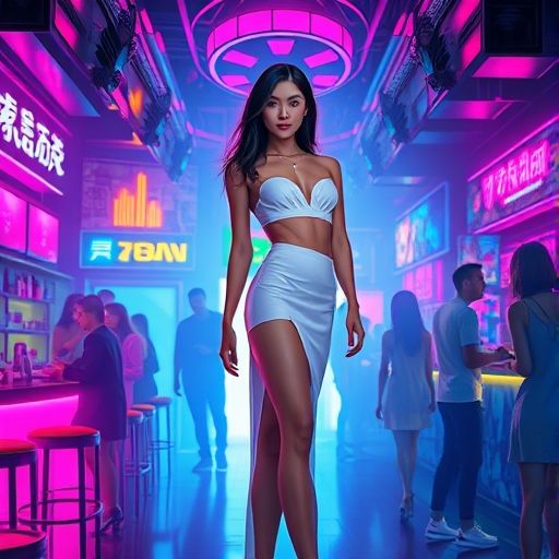 天河酒吧派对氛围