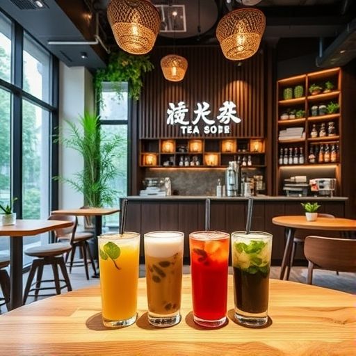 龙华新式茶饮店