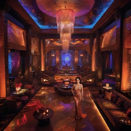 夜场会所豪华装修内部实景