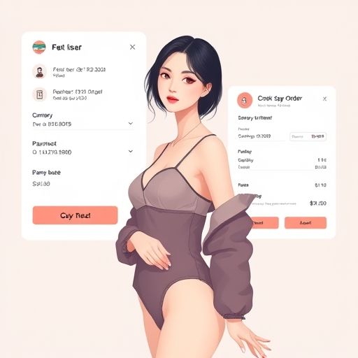 用户在手机App上确认订单信息和支付界面