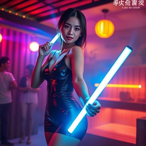 罗湖夜场灯光魔棒互动场景