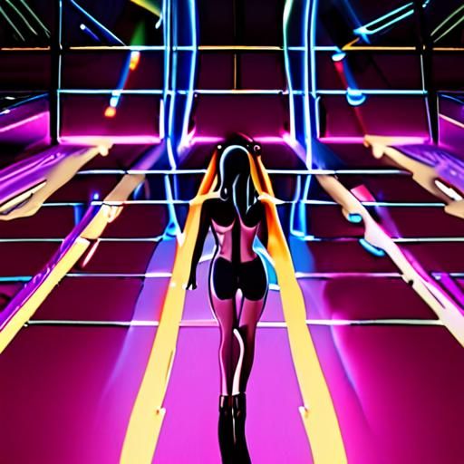 电音酒吧展现狂欢氛围