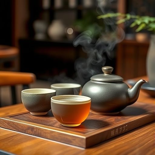 深圳龙岗传统茶具与现代茶肆结合