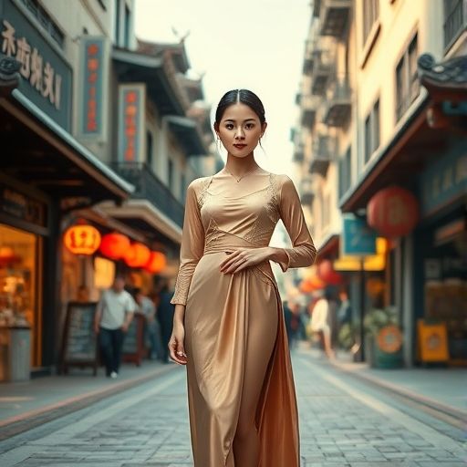 充满生活气息的广州越秀区老城区街道
