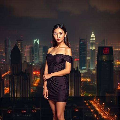 广州夜色下的休闲场所