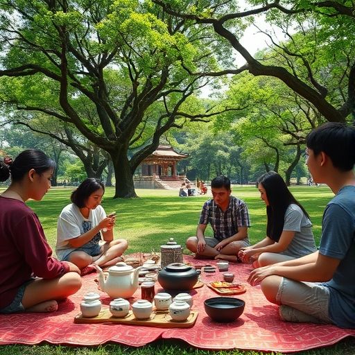 深圳南山品茶群户外茶会