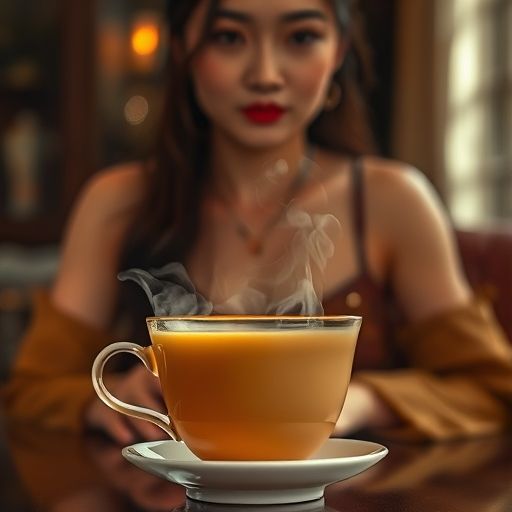清香龙井茶的诱人一刻