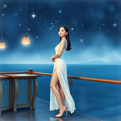 南沙露天酒吧夜景