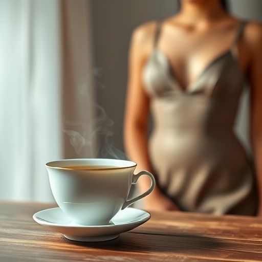 清澈茶汤在杯中荡漾的美感