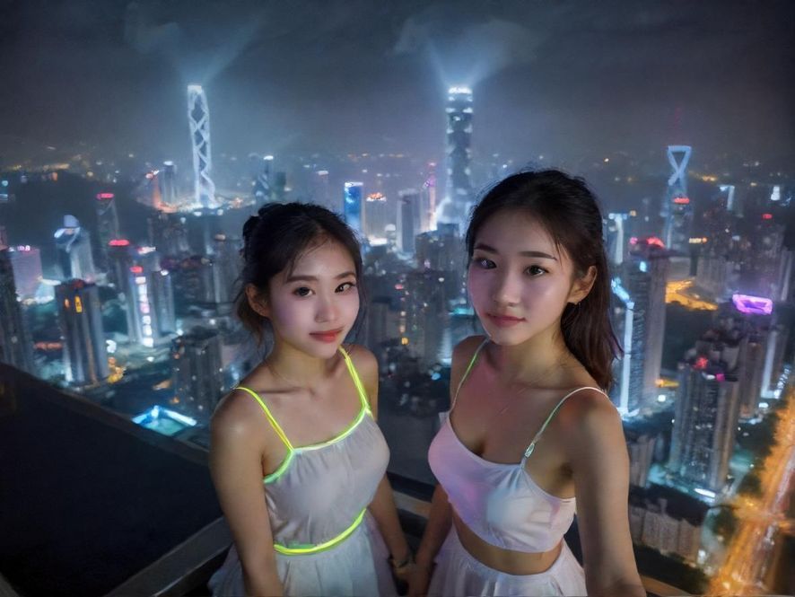 深圳95场子夜景，展现城市夜生活的魅力