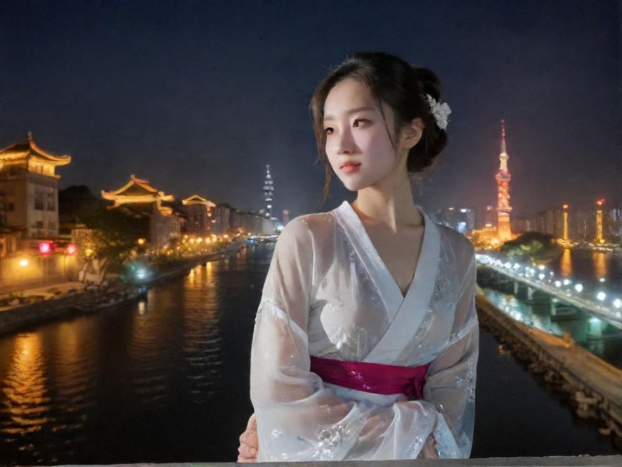 都市夜景，霓虹闪烁，暗示着丰富的夜生活和休闲娱乐场所。