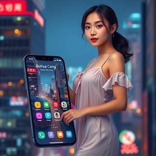 手机屏幕上显示百花丛信息界面