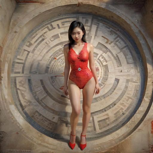 寻找方向的抽象图
