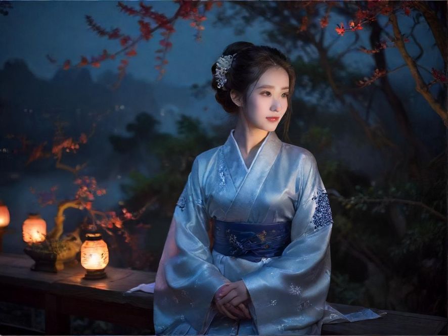 龙华夜场会所夜景氛围图