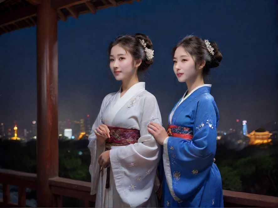 广州夜场会所入口夜景展示