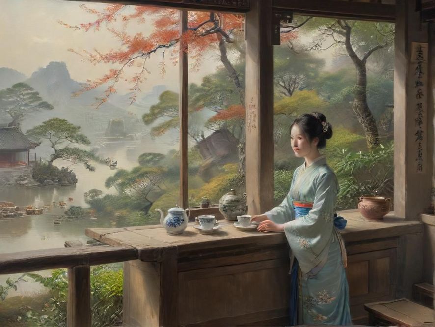 温州高端茶社古典茶室