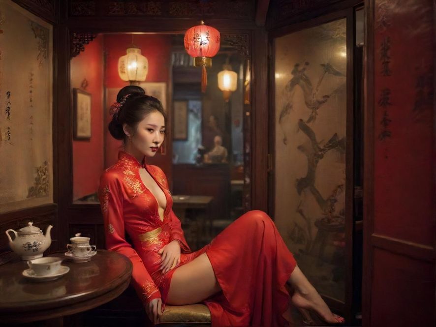 广州私密茶社包厢氛围