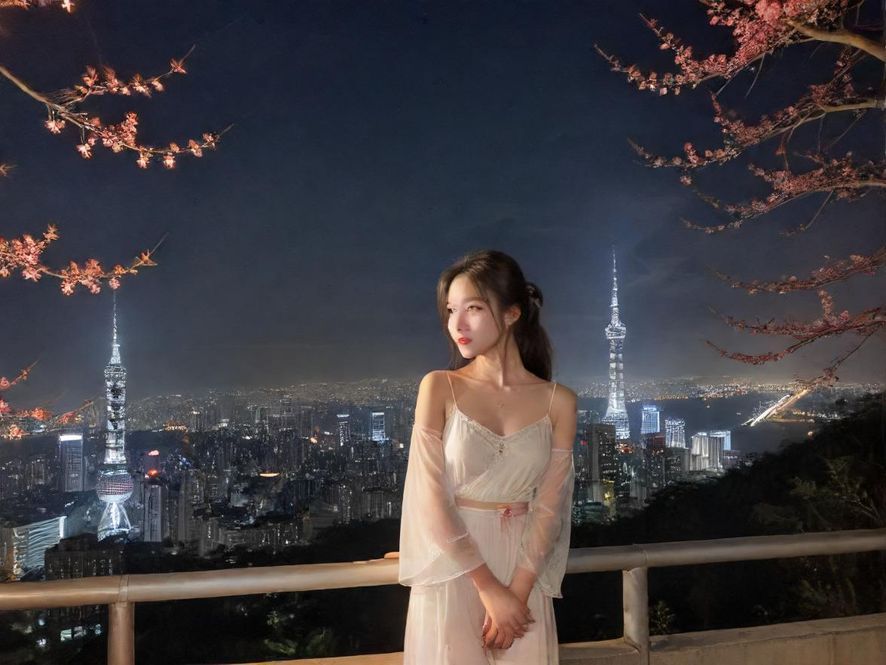 霓虹闪烁的夜场会所入口,充满神秘与诱惑