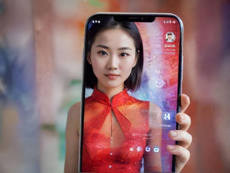 一位用户正在手机上浏览一个充满内容的论坛页面，屏幕上显示着各种帖子和回复，背景是抽象的网络连接符号，强调信息的交流与获取。