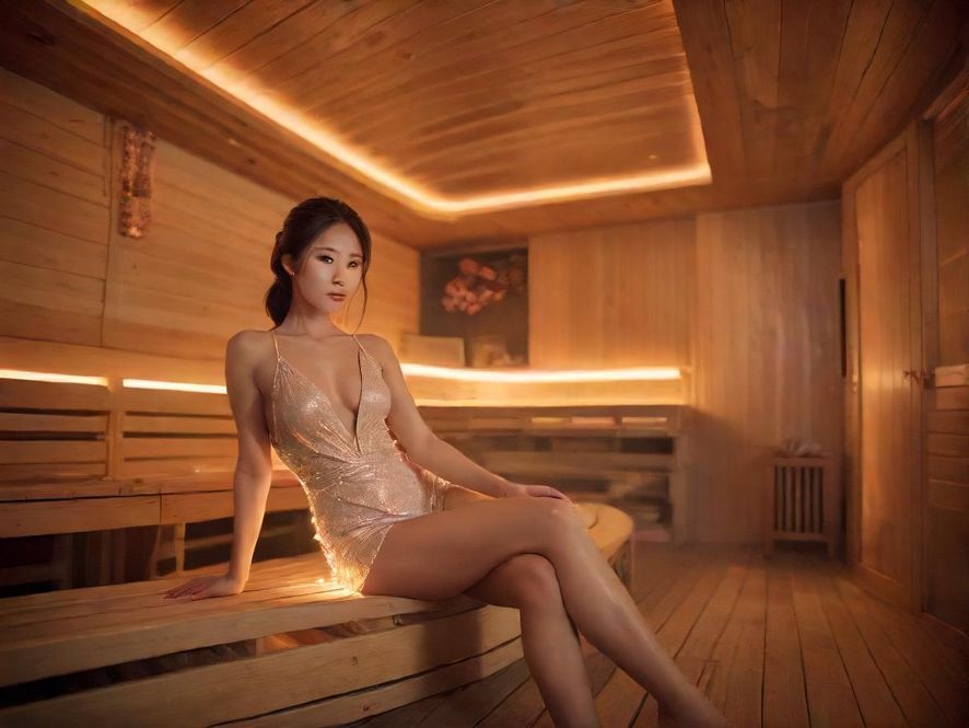 高端桑拿会所休息区