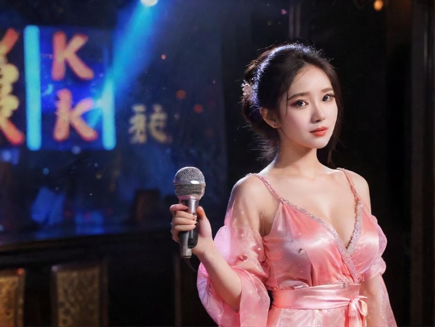 广州某夜场，灯光璀璨，充满活力