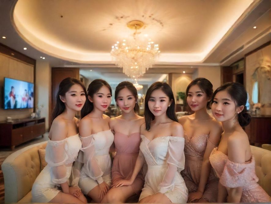 广州浦神内部,广阔空间内灯光璀璨,营造出奢华而宁静的休闲氛围。