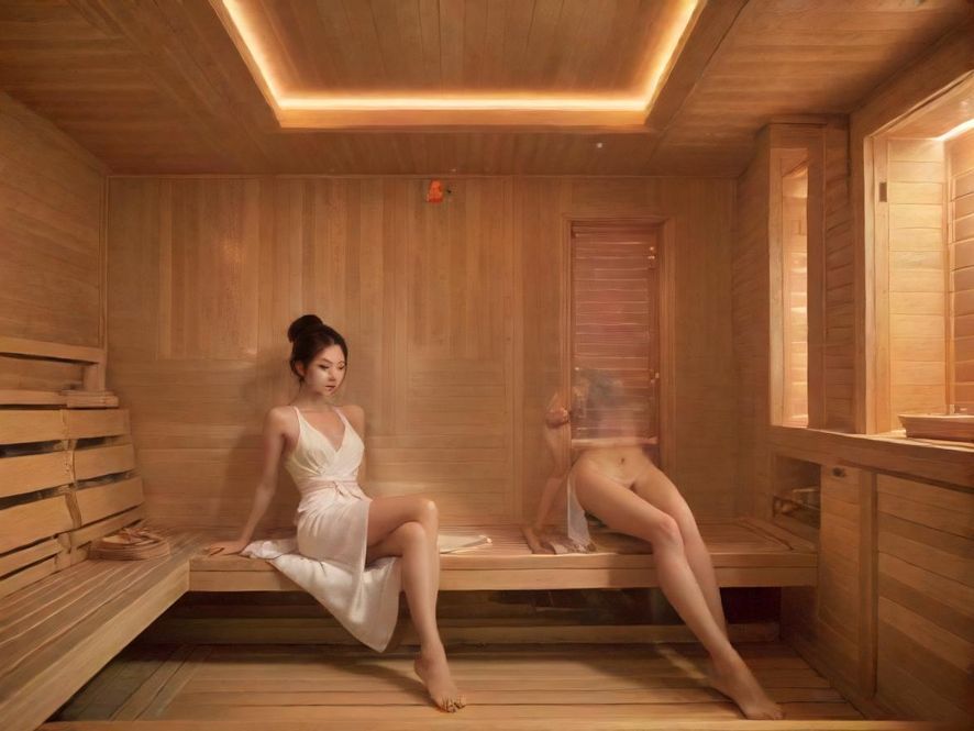 高端桑拿会所内部环境展示