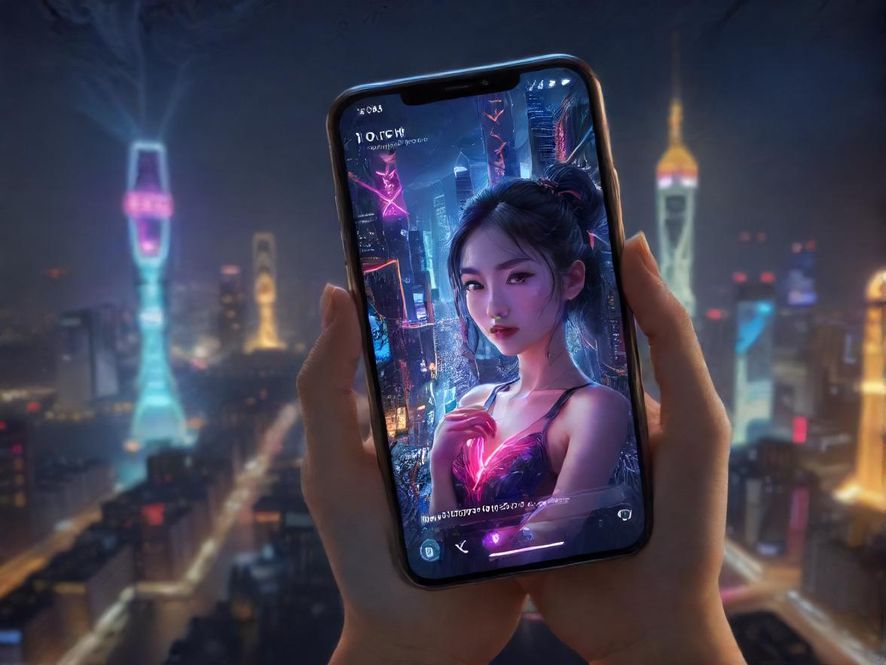 手机搜索框中输入关键词的示意图