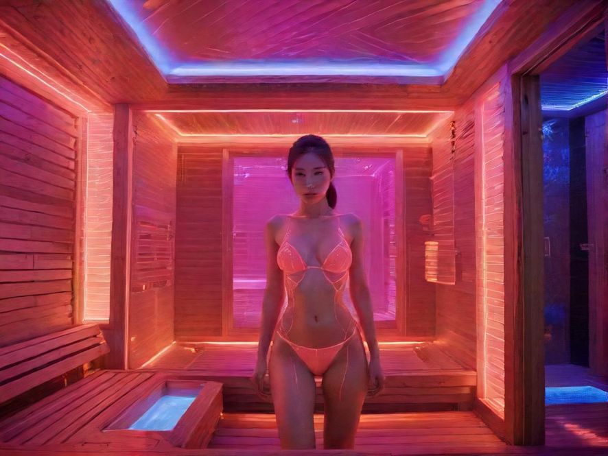 深圳夜场桑拿会所内部场景