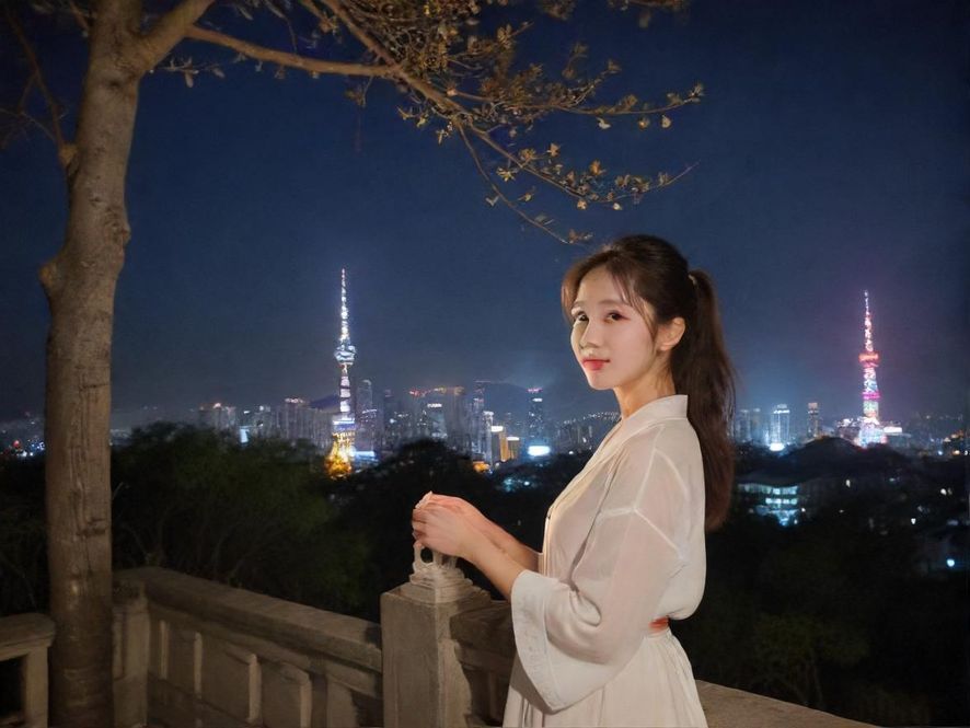 一家高档夜场会所灯火通明的入口