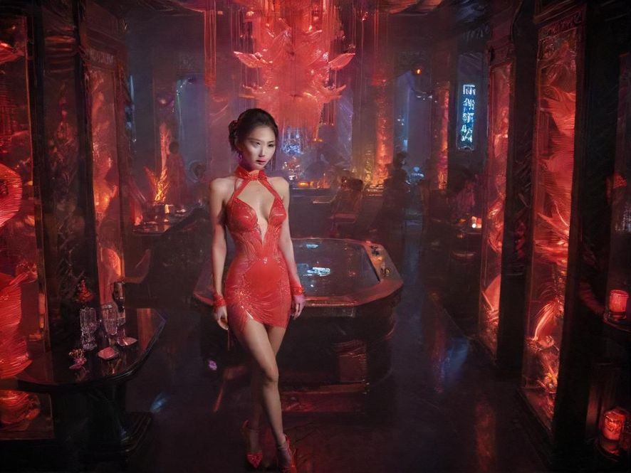 广州高端会所夜景展示