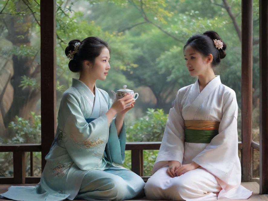 一处安静雅致的品茶环境