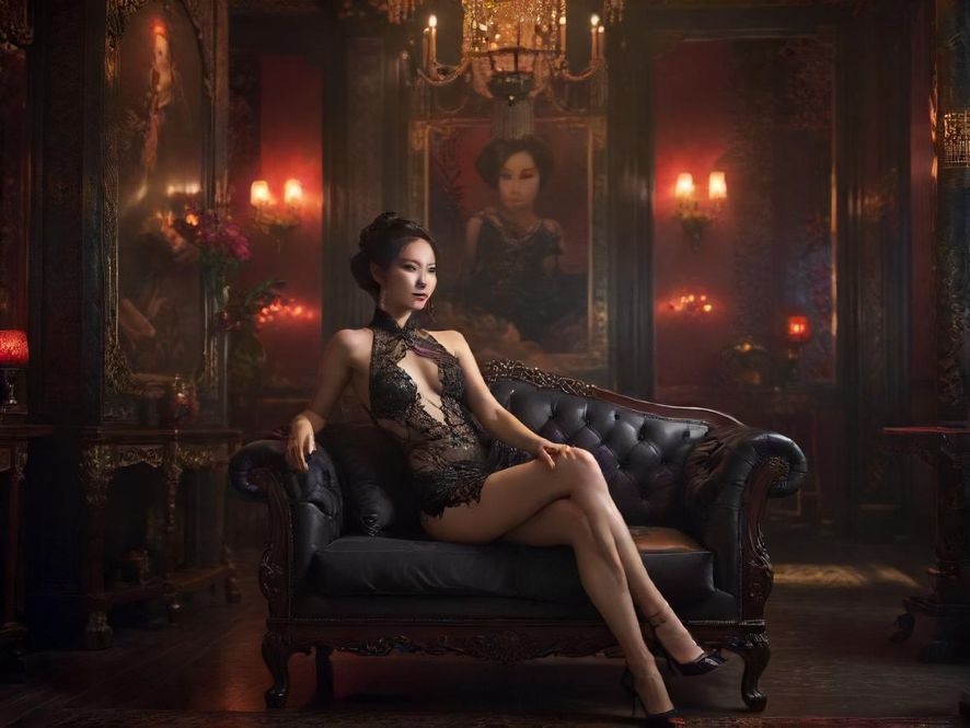 高端会所休息区