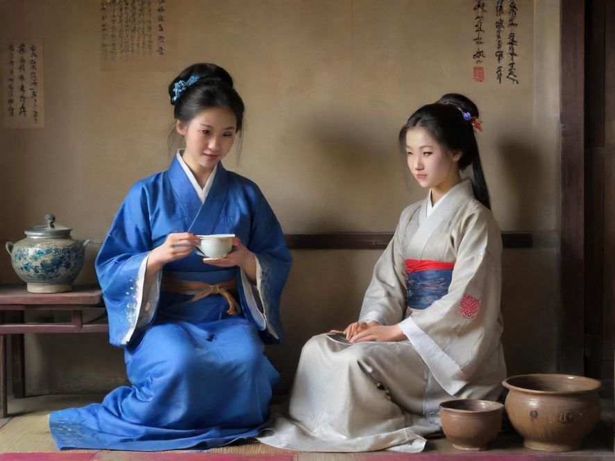 人们在轻松交流的场景