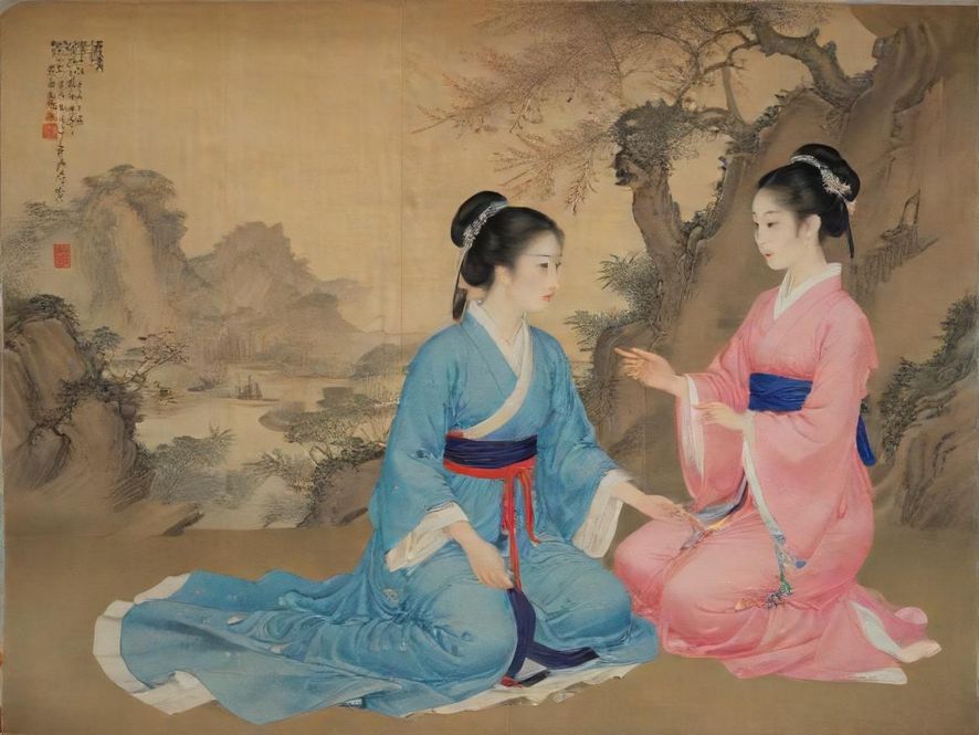 桑拿房内的放松场景