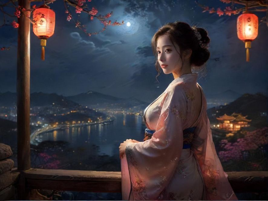 深圳罗湖区高端会所夜景外观