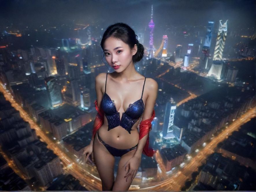 广州白云区夜景